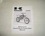 2006 Kawasaki KX450F Moto Assemblage Préparation Manuel Usine OEM Livre X - $44.95