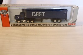 HO Scale Herpa, CAST Semi Truck and Semi Trailer, Dark Blue #462250 BNOS - £33.07 GBP