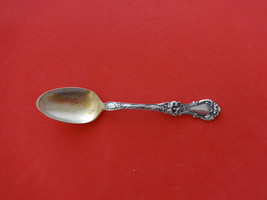 Floral by Wallace Plate Silverplate GW Demitasse Spoon 4 1/4&quot; - $17.82
