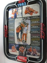 Coca-Cola Tin TV Tray 1982 Calendar Have a Coke and a Smile - £3.88 GBP