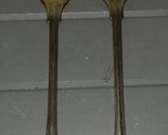 Sheffield “Kings&quot; Shell Silverplate Serving Spoon and Meat Fork 13&quot; - $30.00