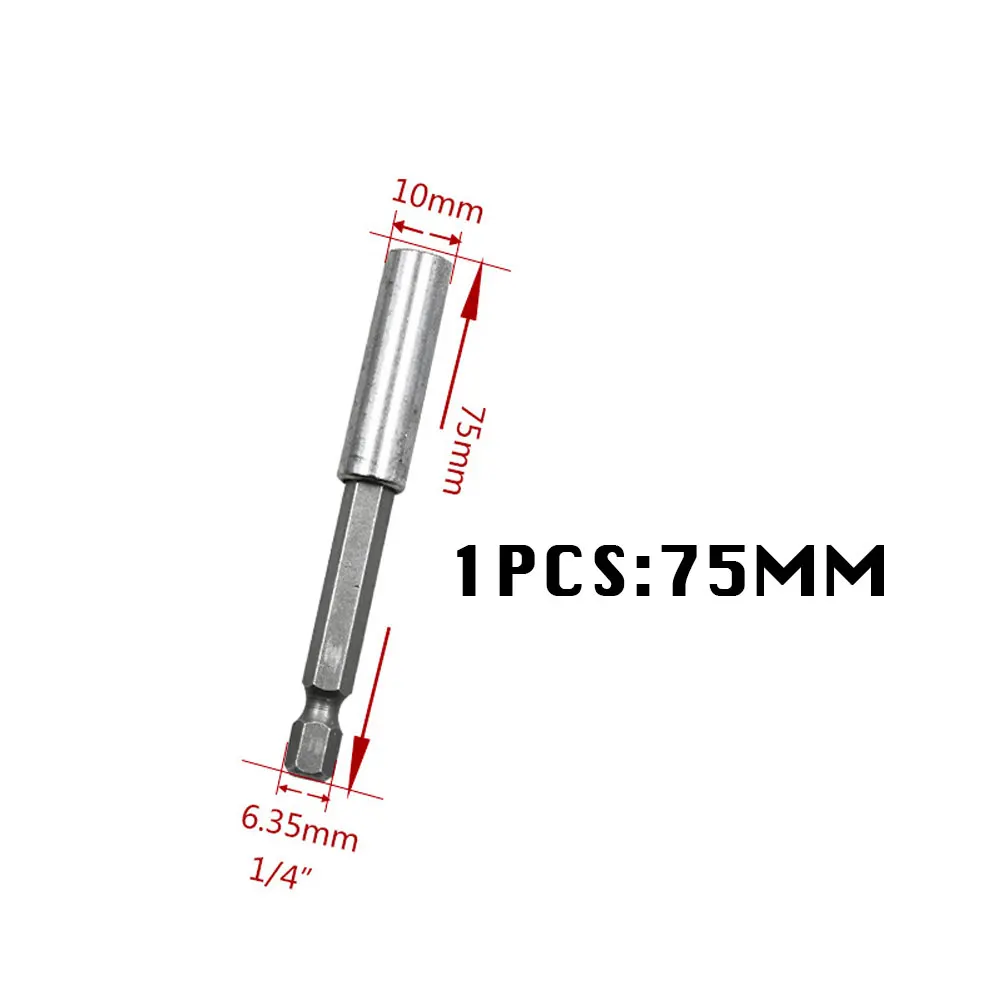 2 3 pcs1 4 hex magnetic bit holder 60 75 100 150mm screwdriver bars power extension thumb200