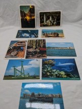 Lot Of (10) Carribean City And Sea Life Postcards - $14.85