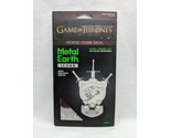 Game Of Thrones House Stark Sigil Metal Earth Iconx Model Kit - $21.37