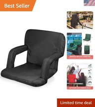Versatile Beach and Stadium Chair with Padded Cushion and Zippered Pocket - $108.99