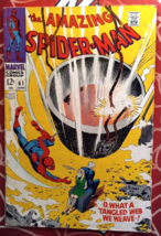 AMAZING SPIDERMAN, #61, 1968, 1st Gwen Stacy Cover With Bondage, App By ... - £66.19 GBP