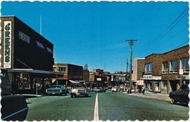 Postcard Government Road Looking East Kirkland Lake Ontario - $4.94