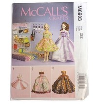 McCall&#39;s Crafts M6903 11.5&quot; Fashion Doll clothes Accessories Clothing Bo... - £3.24 GBP