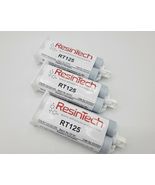3 pcs ResinTech RT125-DS-050 Flexible 2 Part Epoxy 50ML Black RT125 - $118.99
