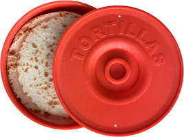 Tortilla Warmer Red - Tortilla Holder for Keeping Tortillas Warm - Micro... - $31.12 CAD