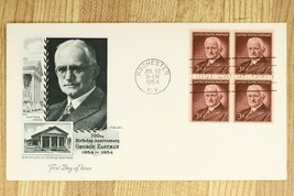 US Postal Cover FDC 1954 100th Birthday Anniversary George Eastman Kodak NY - $12.68