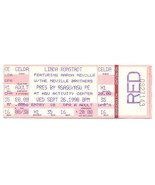 1990 LINDA RONSTADT Full Ticket 9/26/90 - £56.42 GBP