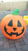 2.6 Ft Halloween Jack O Lantern Pumpkin Airblown Inflatable - £24.05 GBP