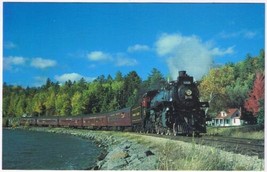 Postcard Train CPR 1201 At Blue Sea Quebec - £2.80 GBP