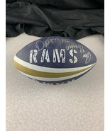 Los Angeles Rams Multiple Autographs Mini Football Estate Find!!! B2 - $634.69 MXN
