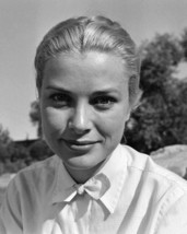 Grace Kelly portrait in white blouse with hair in bun 8x10 Photo - £7.62 GBP