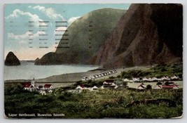 Hawaii Leper Settlememt Hawaiian Islands 1925 Postcard U30 - £6.35 GBP