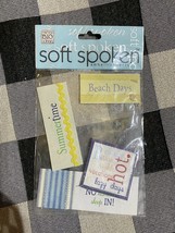 Soft Spoken Embellishments Dimensional stickers - Summertime - £0.78 GBP