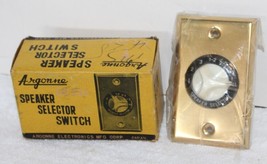 Vintage Argonne AR-233 Speaker Selector Switch ~ New in Box - $29.99