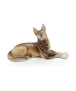 Dog Figurine, Porcelain Sculpture, German Shepherd  Statue, MCM Room Dec... - $48.10