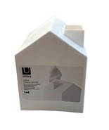 Umbra House Shape Tissue Box Cover Holder White New - $15.80 CAD