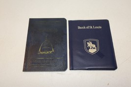 Vintage Lot of 2 Bank of St. Louis, Missouri Savings Books 1966-1978 Banking - £10.27 GBP