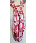 *Oklahoma Sooners 13-by-56 inch Crimson and Cream Ladies Scarf NEW - £8.24 GBP