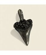 David Yurman .925 Sterling Silver Shark Tooth Black Diamonds Pendant - $791.98