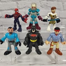 Fisher-Price Imaginext Action Figures Assorted Lot Of 6 Spider-Man Batman  - $19.79