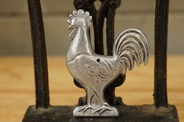 Vintage Jewelry Cast Metal Aluminum Rooster Chicken Necklace Pendant 2.7... - £15.79 GBP