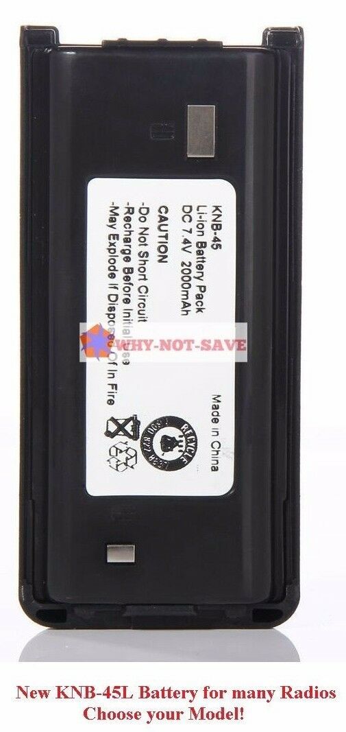 Primary image for Replacement 2000mAh KNB-45L battery for Kenwood TK-2200L TK-2212 TK-3212 TK-3302