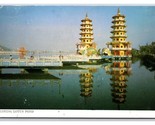 Kaohsiung Tsuoying Lotus Pond Kaohsiung China UNP Chrome Postcard S7 - $4.90