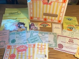 Lot of Vintage Cabbage Patch Kids Birth Certificates &amp; Adoption Papers 1980&#39;s - £43.21 GBP