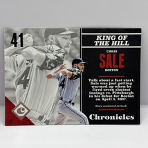 2017 Panini Chronicles Baseball Chris Sale Base #10 Boston Red Sox - $1.97