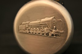 Vintage serviced Molnija &quot;Locomotive&quot; Soviet 18 jewel 3602 pocket watch, running - £87.04 GBP