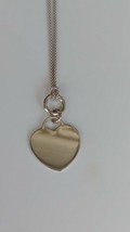 Popcorn Chain Heart Pendant 925 Sterling Silver - $16.95