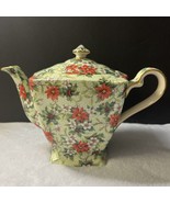 ROYAL WINTON GRIMWADES CHRISTMAS CHINTZ TEAPOT MADE IN ENGLAND 1995 - £66.38 GBP