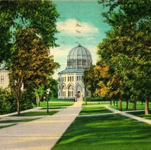 Entrance to Union College Schenectady New York NY Linen Postcard - £3.07 GBP