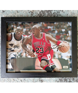 Michael Jordan Hand-Signed And Framed Photograph - COA - £211.84 GBP