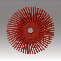 Scotch-Brite Radial Bristle Disc, 3 In X 3/8 In 220, Red - £128.28 GBP