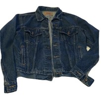 Men&#39;s Size 40 Levi Strauss Levi&#39;s Denim Blue Jean Jacket Made in USA 71506 90&#39;s - £62.90 GBP