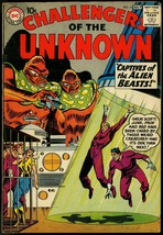 Challengers Of The Unknown #14 Alien Beasts Cover 1960 Vg+ - £43.93 GBP
