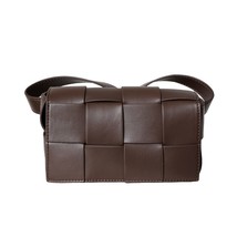 2022 Mini Woven Clutch Bag Envelope Bag Chest Bag Leather Female Bag Waist Bag C - £73.82 GBP