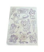 Vintage Original Color Your Own Lisa Frank Stickers Hippo Cow Pig Beauty... - $24.30