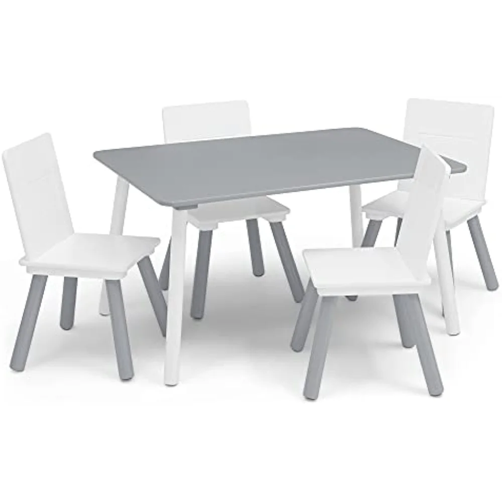 Ta children kids table and chair set 4 chairs included ideal for arts crafts snack time thumb200