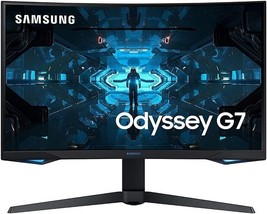 SAMSUNG Odyssey G7 Series 32-Inch WQHD (2560x1440) Gaming Monitor, 240Hz, Curved - £553.95 GBP