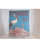 SOMEBODYS COMING TO MY HOUSE 1913 I.BERLIN LG SHEET MUSIC STORK FREW ART - $73.13 MXN