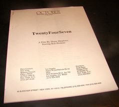 1997 TWENTYFOURSEVEN 24 7 Movie PRESS KIT PRODUCTION NOTES HANDBOOK Pres... - $14.49