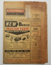 Equipment Advertiser Newspaper May 6 1971 Minneapolis Minnesota Tractor Parts - £9.35 GBP