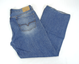 Guess Mens Size 36x29 Cotton Medium Wash Cliff Bootcut Denim Blue Jeans - $23.70
